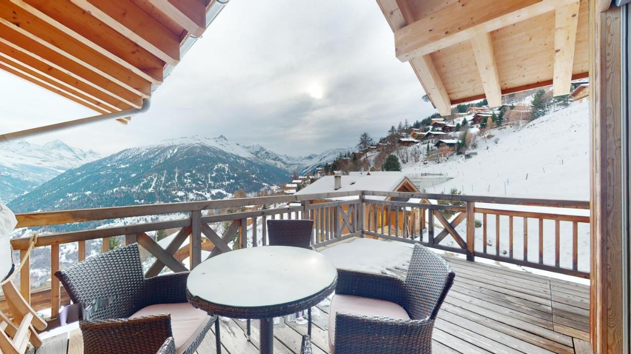 Etoiles Des Neiges Luxe & Jacuzzi Chalet 12 Pers By Alpvision Residences Hérémence Dış mekan fotoğraf