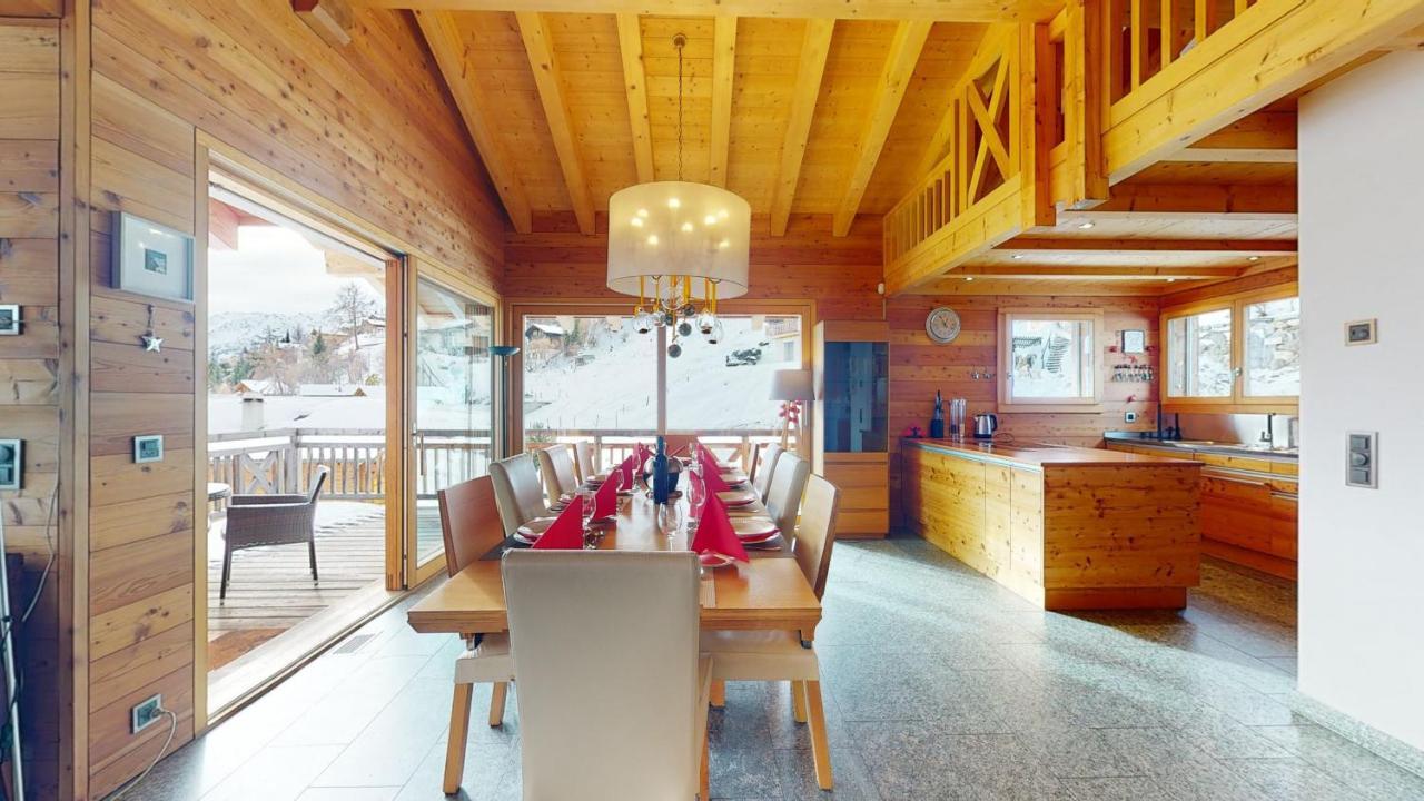 Etoiles Des Neiges Luxe & Jacuzzi Chalet 12 Pers By Alpvision Residences Hérémence Dış mekan fotoğraf