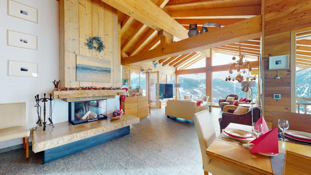 Etoiles Des Neiges Luxe & Jacuzzi Chalet 12 Pers By Alpvision Residences Hérémence Dış mekan fotoğraf